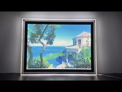 80000hrs LED Light Box Frame Exhibition Display Arkaplan ışığı ile aydınlatılmış Light Box RoSH