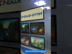 Emlak Pencere Marka Ekranı KWS-BD-A4 Arkaplan Işıklı Akrilik LED Işık Kutusu