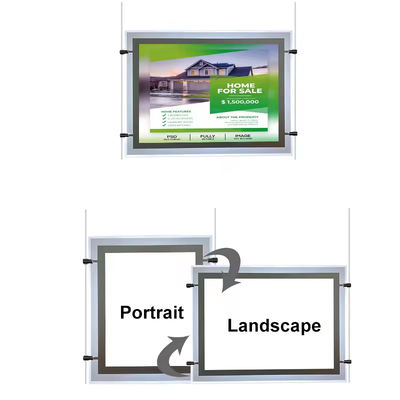 satın al 80000hrs LED Light Box Frame Exhibition Display Arkaplan ışığı ile aydınlatılmış Light Box RoSH Çevrimiçi üretim