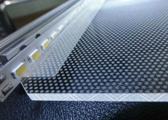 satın al Özel Şeffaf 5Mm Akrilik Işık Rehber Plak Led Panel Light Pmma Çevrimiçi üretim