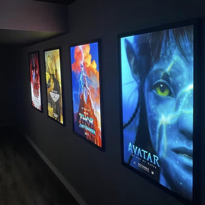 satın al Restoran Menüsü Reklam Işık Kutusu Film Posteri Çerçeve Ultra İnce LED Işık Kutusu Çevrimiçi üretim