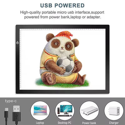 satın al A3 A4 A5 LED İzleme Işığı Pad Ultra Slim Light Tracer Light Box DC5V Çevrimiçi üretim