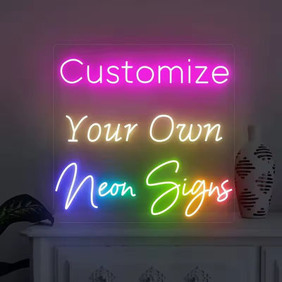 satın al CE LED Neon Tabela 12V ofis için akrilik PVC su geçirmez neon tabela Çevrimiçi üretim