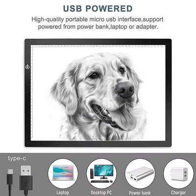 satın al Portatif tasarım çizim tahtası USB güç LED izleme ışık kutusu Çevrimiçi üretim