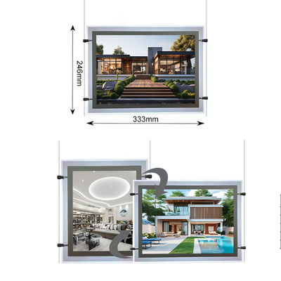 satın al Sergi Ekranı Ultra Slim A4 Işık Kutusu Arkaplanlı Akrilik Panel Ekran Giriş Voltajı DC12V DC24V ile Kristal Işık Kutusu Çevrimiçi üretim