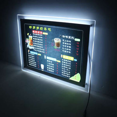satın al A3 A4 Asılı Emlak Asılı Led Çerçeve Led Kristal Led Lightbox Çevrimiçi üretim