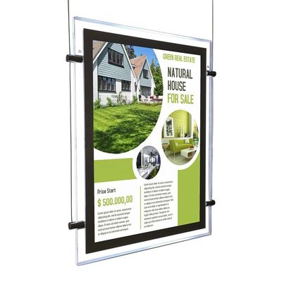 satın al Arkaplanlı Emlak İşareti Asılı Pencere Posteri Reklam A3 A4 Akrilik Resim Fotoğraf Çerçeve LED Ekran Işık Kutusu Çevrimiçi üretim