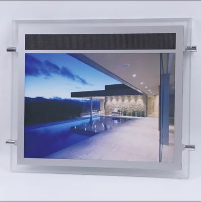 satın al A3 A4 Akrilik Resim Fotoğraf Çerçevesi LED Ekran Işıklı Kutu Emlak İşareti Asılı Reklam LED Ekran Çevrimiçi üretim