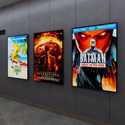 Ultra İnce Işık Kutusu Fotoğraf Çerçeve Poster Alüminyum Snap Çerçeve LED Işık Kutusu