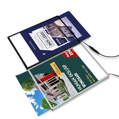 CE RoHS Reklam Işık Kutuları LED Işık Misafirperverlik Yer Işıklı Işık Kutusu