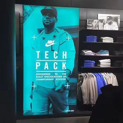 UV Yumuşak Film Reklam Işık Kutuları Perakende Alışveriş Merkezleri Işık Kutuları Dışarısı Tabelaları Ultra İnce