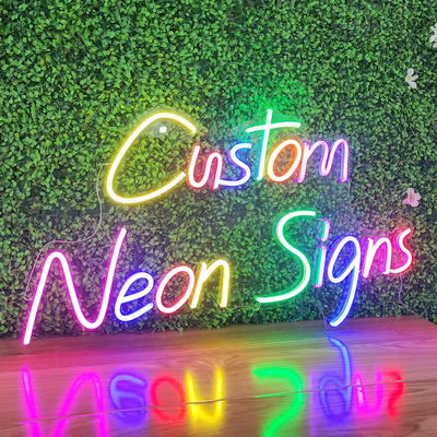 Düğün partisi LED Neon Tabela 6mm 8mm 10mm RGB Backboard Tipi Ticari Neon Tabelaları