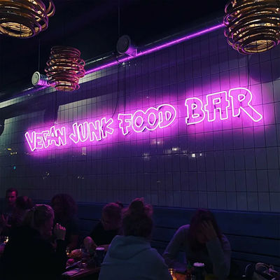 Parlak LED Neon Işıkları Özel Tasarım Dışarı Neon Tabelaları Akrilik Malzeme