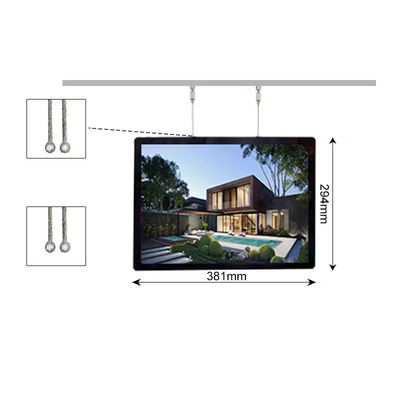 LED Tipi 2835 LED Şeritleri A4 210mm*297mm Etkili Reklam için Reklam Işık Kutuları