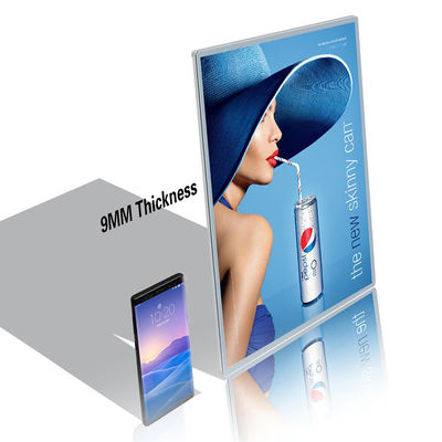 Emlak Ekran Manyetik Akrilik Reklam Işık Kutusu -40C ～ 55C Masaüstü Reklamcılığı İçin