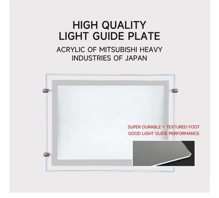 Emlak Ajansları Reklam Ekranı için 12 veya 24V Asılı Işıklı Kutu