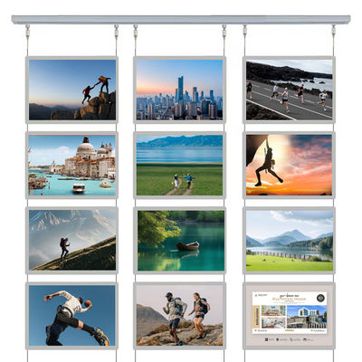 12V 24V Kristal Işık Kutusu Emlak Pencere Ekranı için LED Işık İşareti Taşı