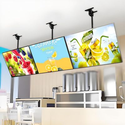 Ticari Alanlar için Ultra İnce A4 LED Işık Kutusu 2835 LED Şerit